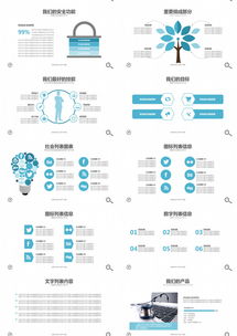 藍(lán)色簡(jiǎn)約·創(chuàng)意新生 100頁(yè)熊貓辦公互聯(lián)網(wǎng)銷(xiāo)售PPT模板，賦能產(chǎn)品營(yíng)銷(xiāo)新高度